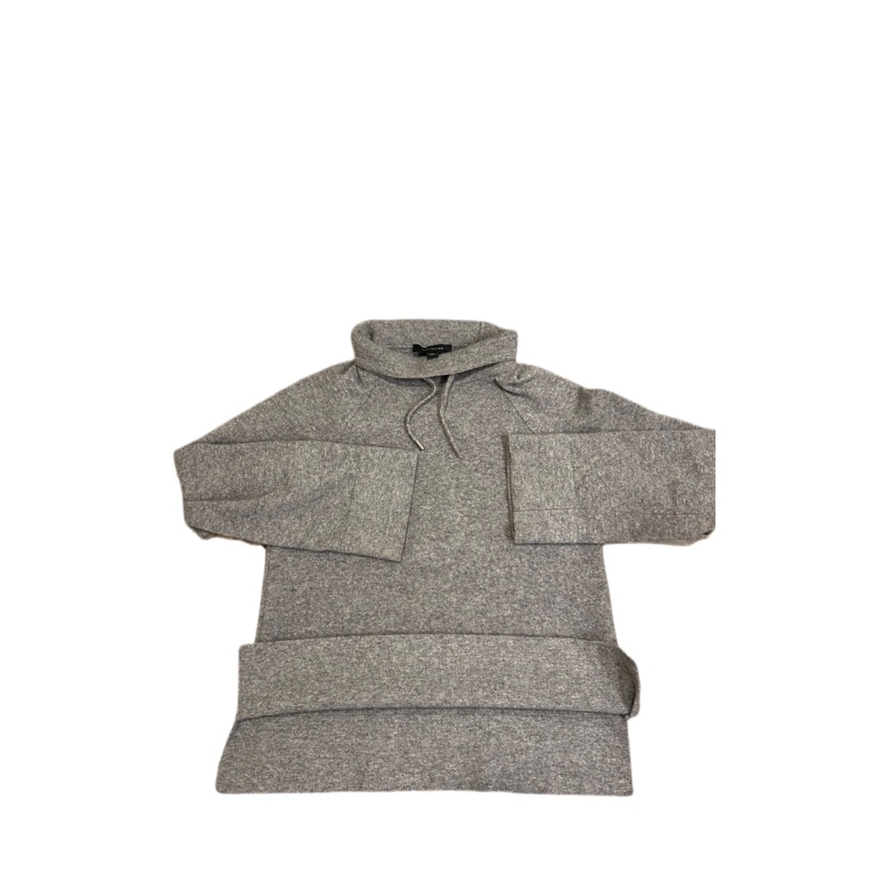 Ann Taylor Women’s XS Sweater Gray Funnel Neck Pullover 70% wool 30% nylon. - Picture 3 of 5